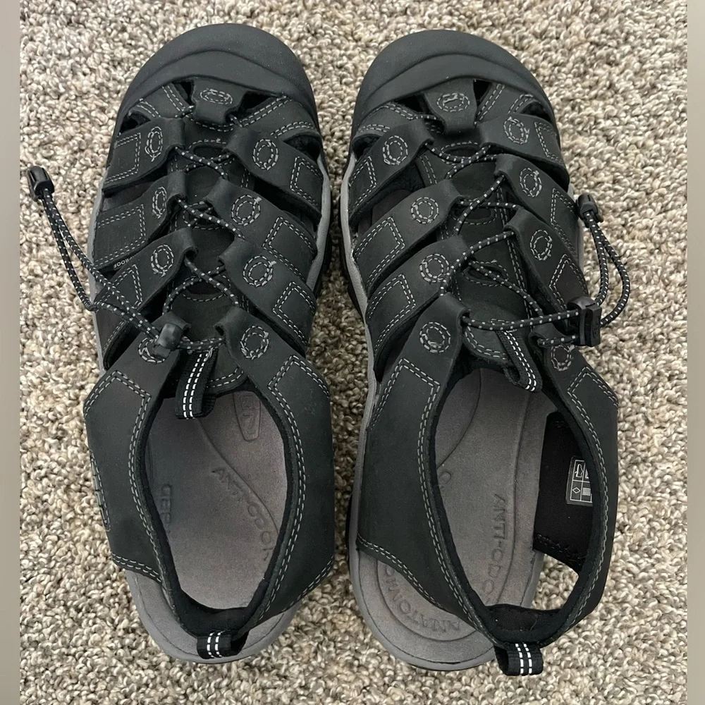 Men’s Keen Newport Water Hiking Sandals Shoes Black Size 11.5 - Picture 4 of 7